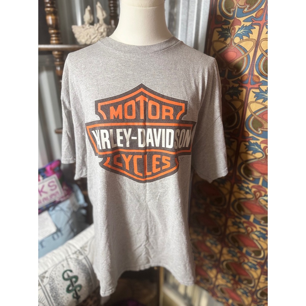 Harley Davidson Las Vegas Nevada Gray Graphic T Shirt XL Extra Large